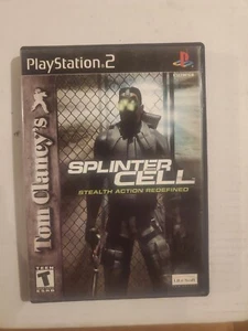 Tom Clancy's Splinter Cell (Sony PlayStation 2, 2003) booklet included rated tn - Picture 1 of 6