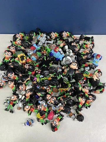 LOT 9 lbs Cartoon Network DC Teen Titans Teen Titans Go Figures Toys Happy Meal Cover