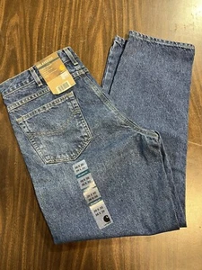 Carhartt Men's Relaxed Fit Tapered Leg Jeans, Blue, B17 DST - Picture 1 of 6