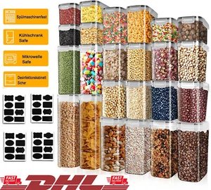 Vorratsdosen mit Deckel Vorratsglas Vorratsgläser Aufbewahrungsbox 15-42er Set - Bild 1 von 30