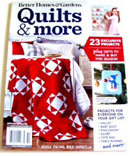 Better Homes & Gardens Quilts & More Magazine 23 Exclusive Projects - Jan 2020