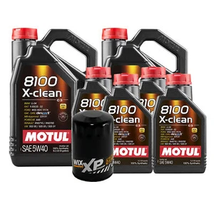 14L Motul 8100 X-CLEAN 5W40 Wix XP Filter Motor Oil Change Kit API SN - Picture 1 of 1