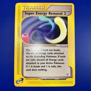 Pokémon TCG - Super Energy Removal 2 Aquapolis 134/147 - Trainer - EX-NM - Picture 1 of 2