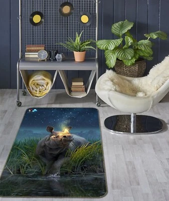 3D Dinosaur Grass ZHUA045 Game Non Slip Rug Mat Photo Carpet Jerry LoFaro Zoe - Image 1 of 4