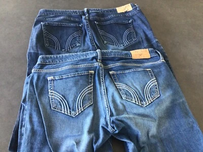JEAN marque Hollister Le Lot Femme taille 36-38 très bon état W27 L33 - Photo 1/4