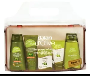 dalan d'olive Olive Oil 5 Piece travel kit Set, Shower gel,Cream,Soap,shampoo,co - Picture 1 of 3