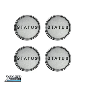 4 x Status Alloy Snap In Wheel Center Cap Anthracite 1006-54VLB - Picture 1 of 1