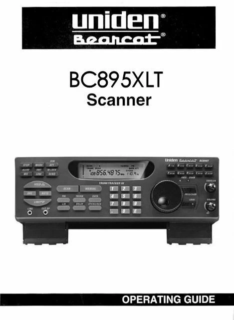 8 1/2 x 11» руководство пользователя для UNIDEN BC895XLT сканер - Изображение 1 из 1