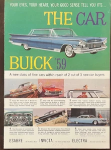 1959 The Car: Buick ‘59, Electra 4 door hardtop, blue - Picture 1 of 1