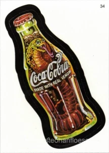 Topps Wacky Packages 2006: pegatina totalmente nueva serie 3 #34 Coca-Cobra - Imagen 1 de 1