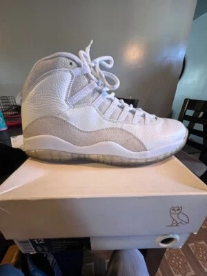 Talla 12 - OVO x Air Jordan 10 Retro Blanco Foto 1 de 3
