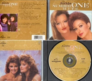 JUDDS THE *VG+* "NUMBER ONE HITS" US 1994 CURB CD - Imagen 1 de 1