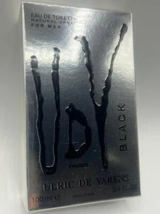UdV Black By Ulric De Varens Eau De Toilette Natural Spray For Men - 3.4 Oz - Picture 1 of 3