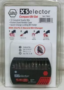 NIB "Wiha" Quality Tools X-Selector Compact Bit Set (Pocket Size) #79443 NEW - Picture 1 of 2