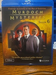 Murdoch Mysteries: Season 6 (DVD, 2013, 3-Disc Set) Yannick Bisson  - Picture 1 of 4