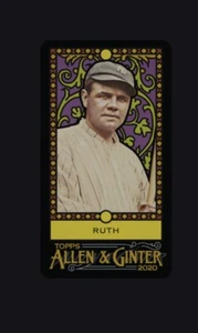 2020 TOPPS Allen & Ginter Mini Stained Glass - BABE RUTH(TOPPS Bunt Digital card - Picture 1 of 1