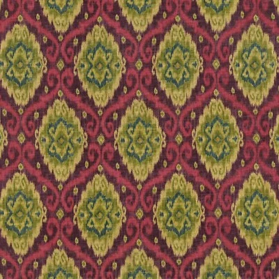 Iman UBUD Ikat TOURMALINE Home Decor Upholstery Drapery Sewing Remnant Fabric - Image 1 of 4