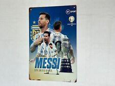 Lionel Messi Metal plate copa america2021  MR BALLONDOR!