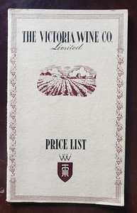 The Victoria Wine Co. Ltd. Christmas Price List (1950) London England Ephemera - Picture 1 of 7