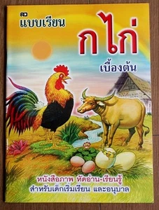 THAILÄNDISCHES ALPHABET SPRACHE LESEN PRAXISBUCH JUNGES KIND LERNEN KIND VORSCHULE - Bild 1 von 9