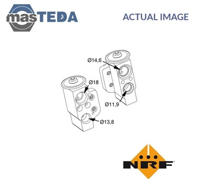38417 AIR CONDITIONING EXPANSION VALVE FRONT NRF NEW OE REPLACEMENT - Image 1 of 4