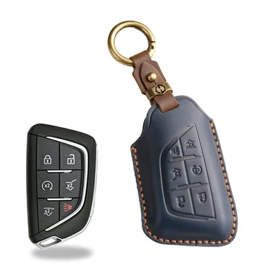 Key Fob Cover Case Shell for Cadillac CT5 CT6 ATS XT5 XT4 Escalade ESV - Image 1 of 3