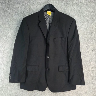 Calvin Klein Jacket Mens Medium Black Blazer Formal Business Macy's NEW 13163 - Image 1 of 4