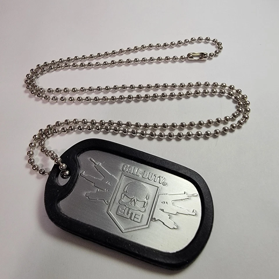 Collar Calavera Etiqueta Perro Bonus Promo COD Elite Call of Duty Foto 1 de 1