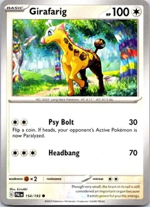 SV02: Paldea Evolved Girafarig #154/193 - Picture 1 of 2