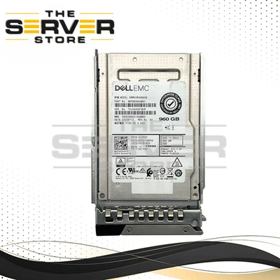 Dell EMC 960GB SAS 12Gbps RI SFF 2.5" SSD KRM5XRUG960G Kioxia RM5 0JDK40 JDK40 - Image 1 of 2