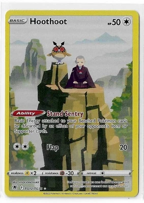 Hoothoot TG12/TG30 Swsh10: Astral Radiance Trainer Gallery Holo Pokemon NM - Image 1 of 2