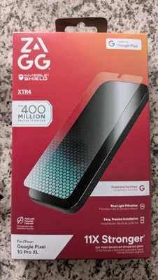 ZAGG Glass XTR4 for Google Pixel 10 Pro XL Blue Light Screen Protector  - Image 1 of 3