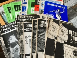 Derby County HOGAR Y VISITANTE AÑOS 50 1960 1970 Liga y Copa - Imagen 1 de 179