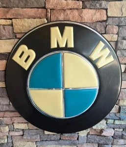 Vintage 1980s BMW DEALERSHIP SIGN 41" - Picture 1 of 20