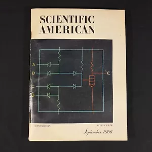 Scientific American Magazine (Volume 215, Number 3, September 1966) Information - Picture 1 of 16