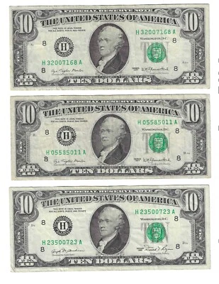 Series 1977 1981 ST LOUIS $10 YOUR CHOICE LOT M31 - Image 1 of 2