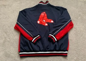 Boston Red Sox Full Zip Embroidered Logo Track Jacket Mens Sz XL MLB Baseball - Picture 1 of 9