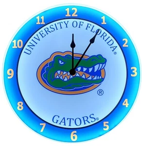 Florida Alligatoren LED CLock 12" kabelgebunden Wand Schreibtisch - Bild 1 von 3