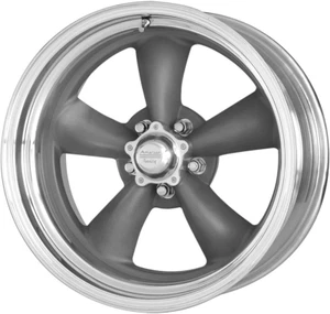 VN215 CLASSIC TORQ THRUST II 15X7, Bolt Pattern: 5X4.5/, Offset: -6, MAG GRAY MA - Picture 1 of 5