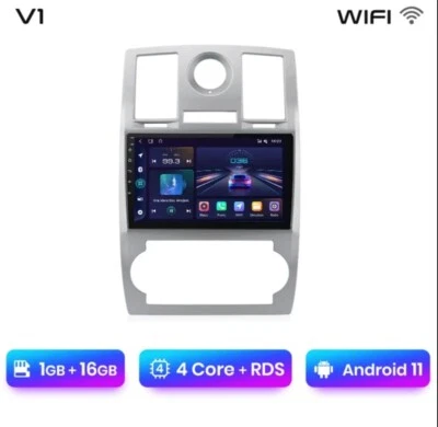 RADIO 2 DIN ANDROID PER CHRYSLER C300 RDS GPS WIFI USB BLUETOOTH NAVIGATORE  - Immagine 1 di 4