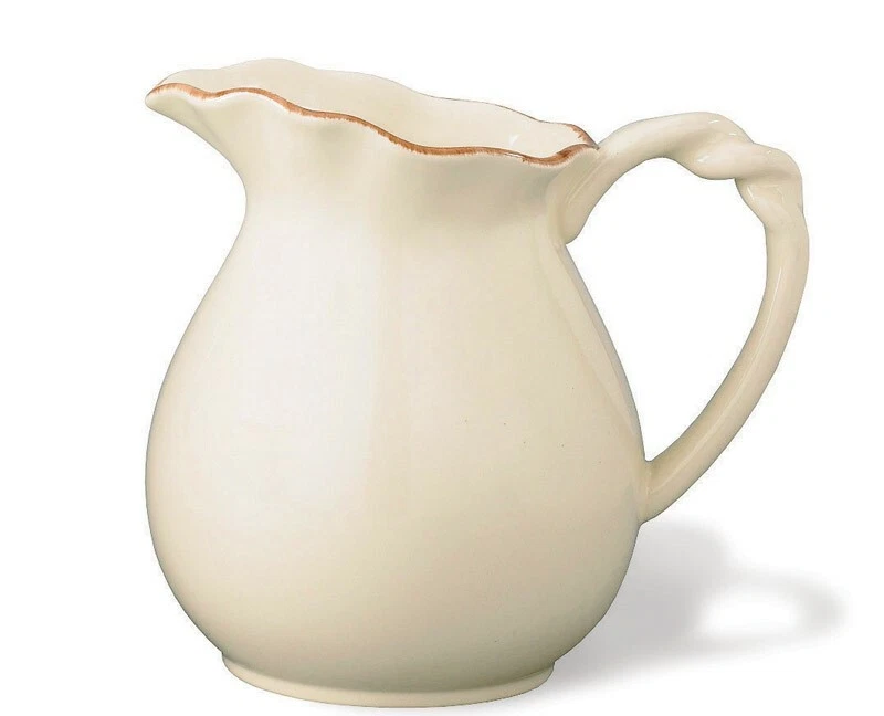 Park Designs Village Vanilla Cream Colored Pitcher -  52 oz - NEW - Image 1 of 1