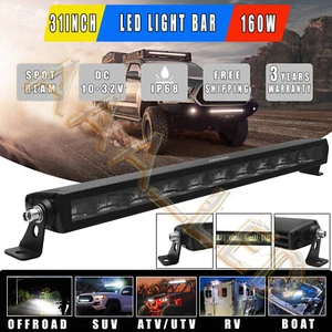 31 Inch LED Light Bar Single Row Offroad Driving Car Truck Pickup 4WD SUV ATV 33 - Bild 1 von 10