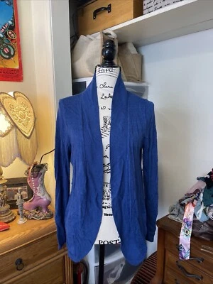 Cárdigan largo azul suéter Merona para mujer talla XL Foto 1 de 4
