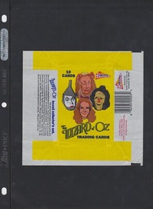 1990 THE WIZARD OF OZ TRADING CARD WRAPPER BY PACIFIC CARDS