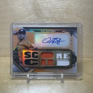2021 Topps Triple Threads Alex Bregman 3-Color Patch Autograph #ed 10/18 Astros - Bild 1 von 2