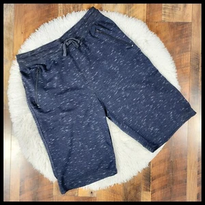Galaxy By Harvic Navy Blue Slim Jogger Shorts Size Large - Picture 1 of 8