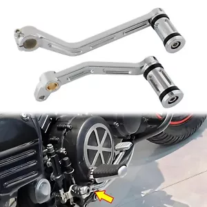 Chrome Brake Arm Pedal Shift Lever w/ Shifter Pegs For Yamaha V-max 1200 1985-07 - Picture 1 of 13