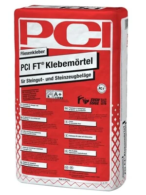 Fliesenkleber PCI FT Klebemörtel 25 kg Wandfliesen Bodenfliesen Fliesen Kleber - Bild 1 von 4