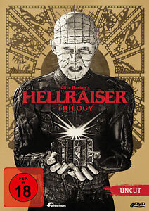 Hellraiser Trilogy (4 DVD-Disc-Edition) (Uncut) DVD FSK18 *NEU*OVP*