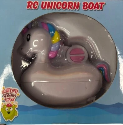 Remote  Control RC Unicorn Boat By Scatter Brain Toys New Sealed In Box - Image 1 of 4